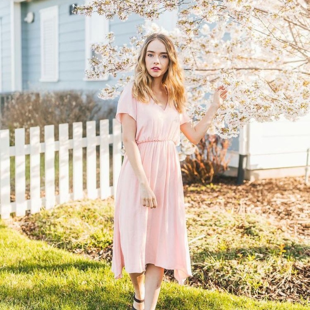 Never worn blush dress!